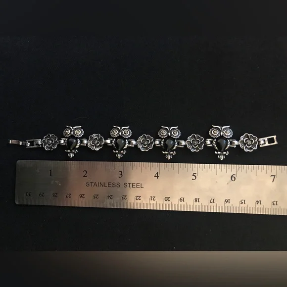 Night owl jewelry set matching necklace bracelet earrings - Picture 8 of 11